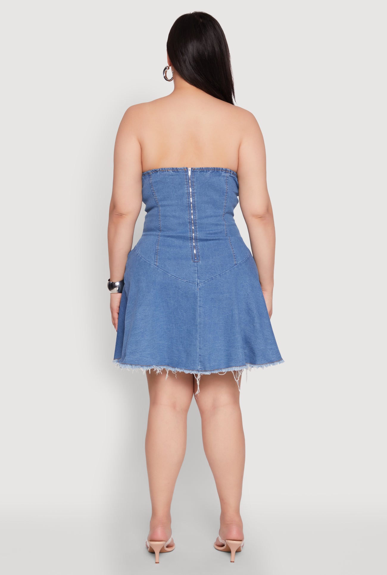 Plus Size Daisy Denim Lace Up Corset Dress Plus Size Daisy Denim Lace Up Corset Dress