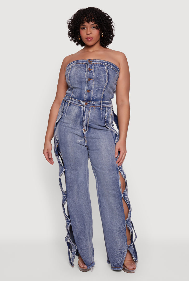Plus Size Denim Jumpsuits | Everyday Low Prices | Rainbow