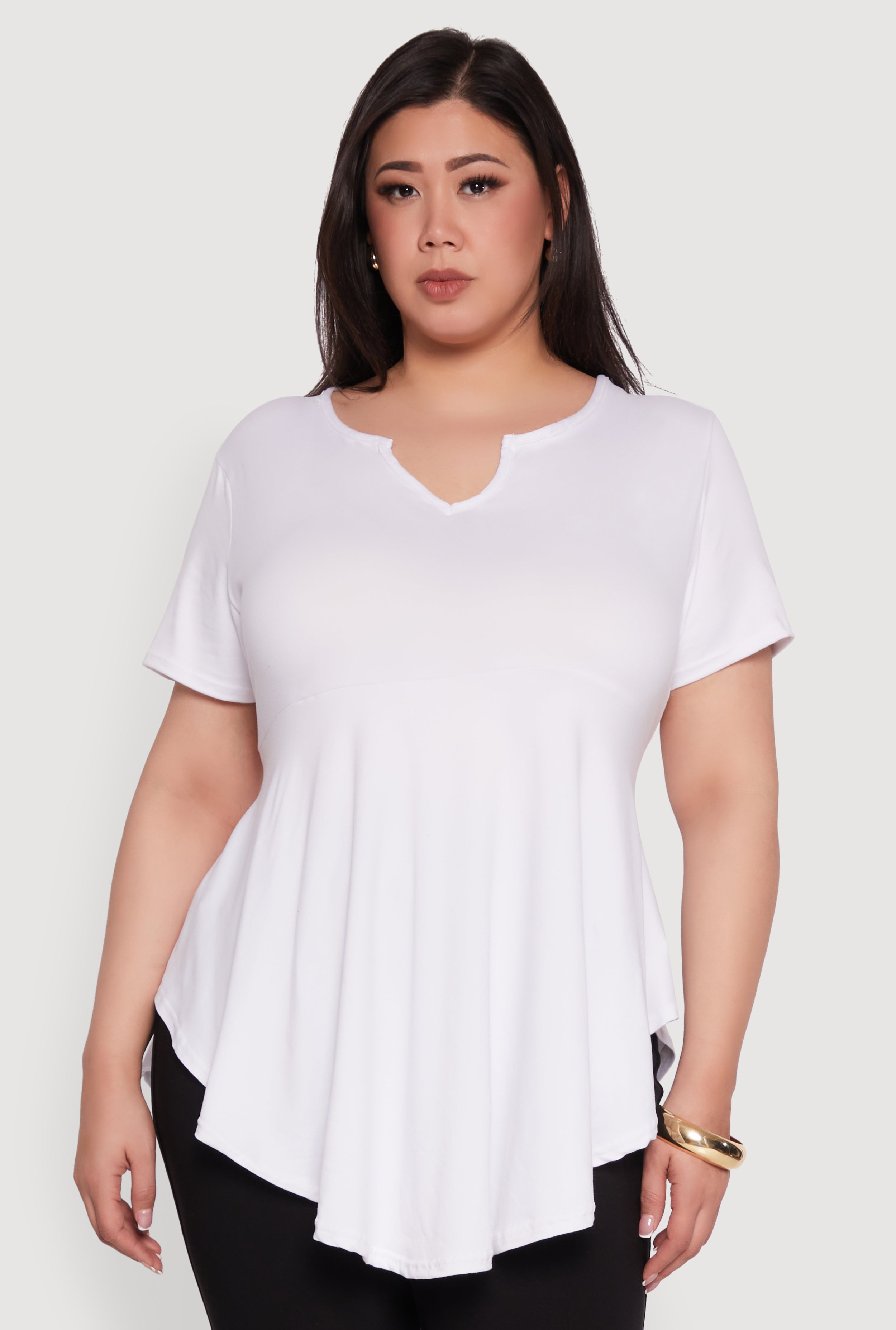 売れ筋商品|||エロクイ カットソー トップス レディース Plus Size Peplum Tube Top Black white Women's Plus Size Peplum Tops