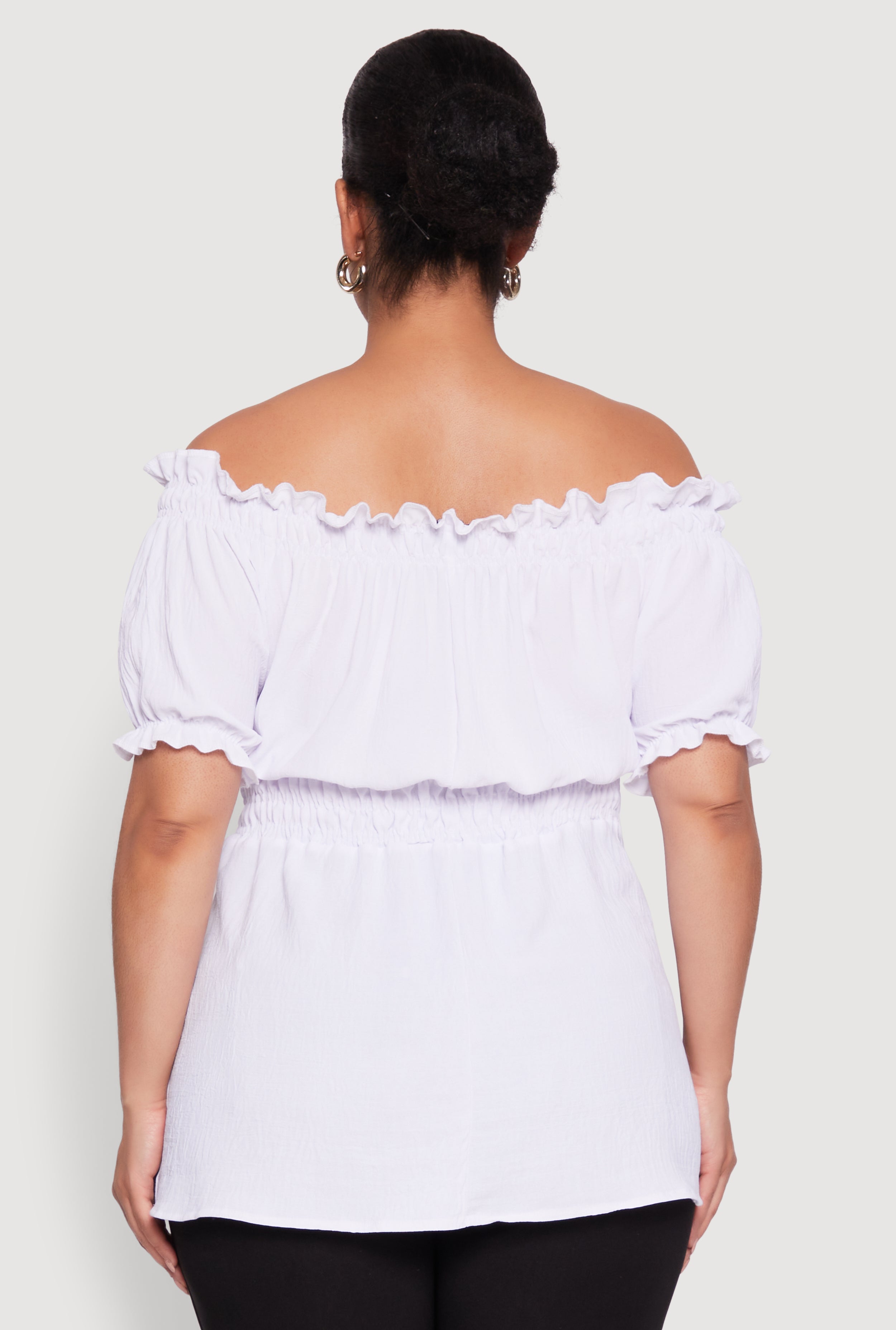the toeのPericles Peplum Top ホワイトのsサイズです！ Pericles Peplum Top – THE TOÉ