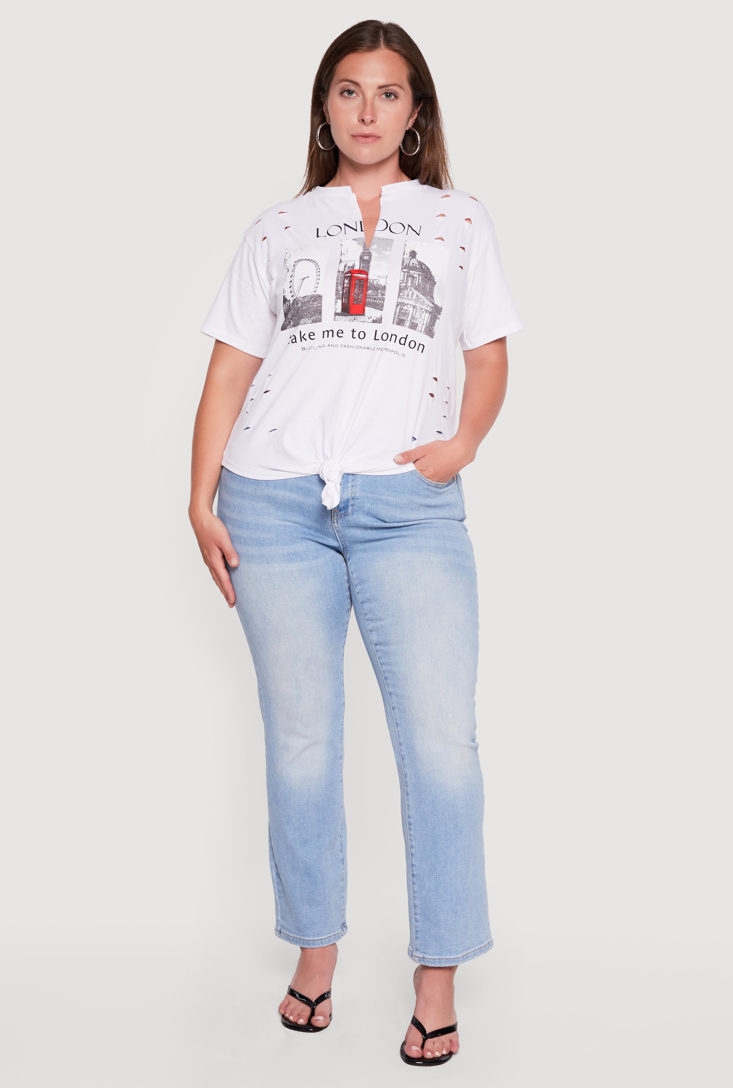 THEREDTHREAD knot hem logo tops Shop All - Tops – DUMBGOOD