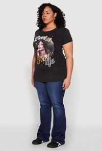 Plus Size Mineral Wash Good Life Graphic Tee