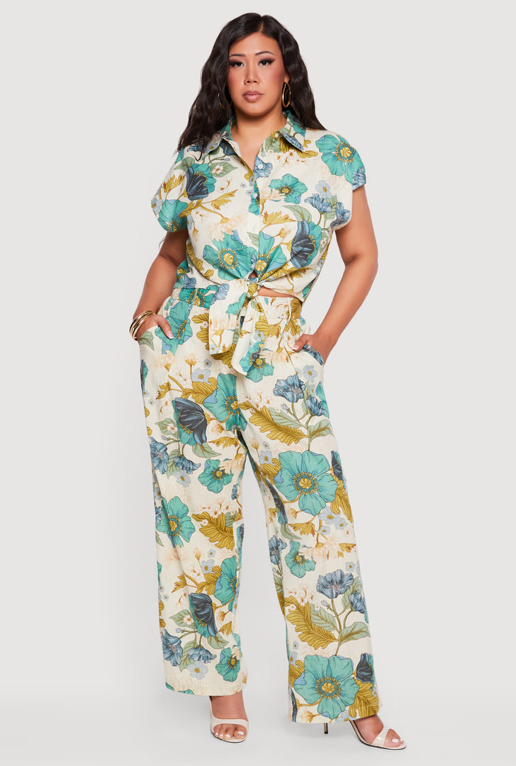 Plus Size High Waisted Pants | Everyday Low Prices | Rainbow