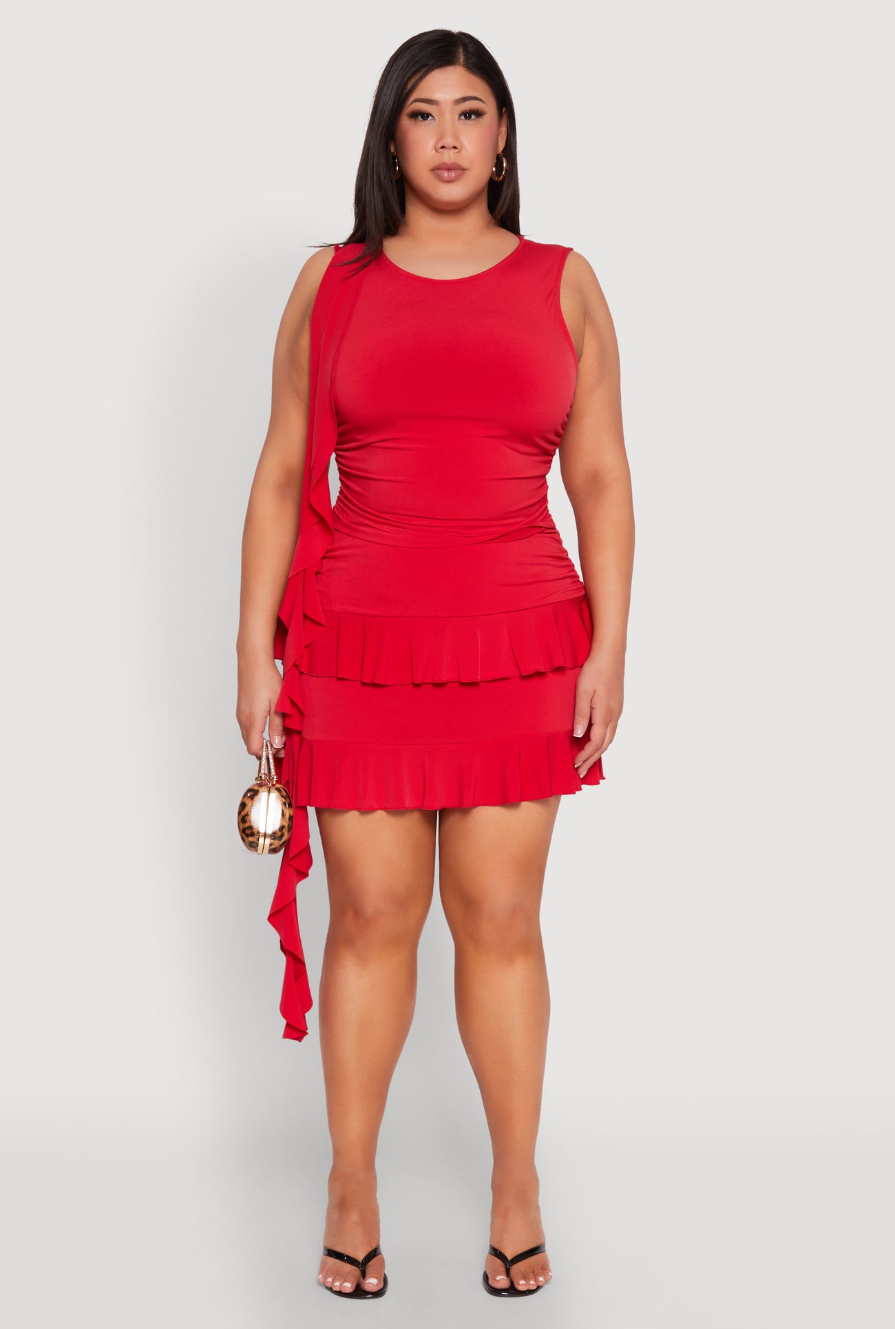 Plus Size Red Skater Skirt In Stores Plus Size Red Skater Skirt