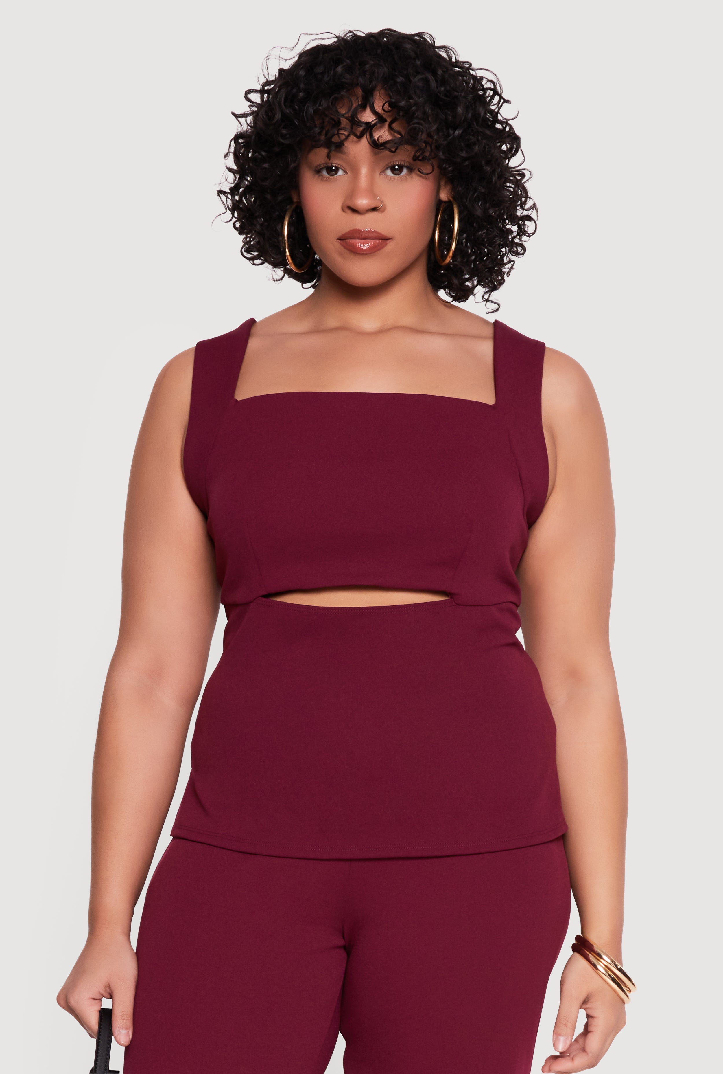 Sleeveless Side Slit Tanks | Rainbow Shops