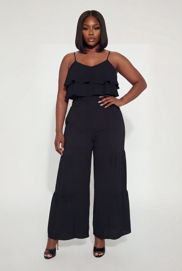plus size black dress pants Anne Klein Compression Pull-On Wide-Leg Trousers - Anne This is our plus size high waisted dress pants in Black Plus Size Rafaella Comfort Straight