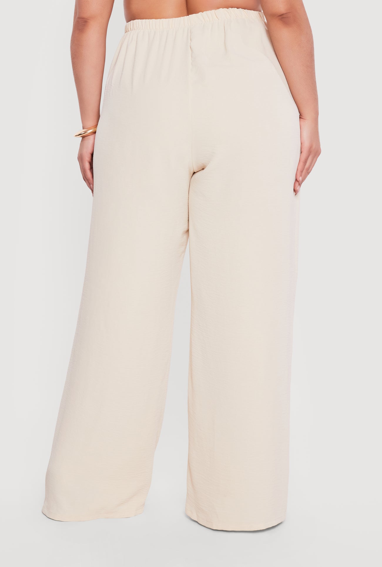 women's high waisted dress pants Plus Size Wide Leg High Waisted Dress Pants
