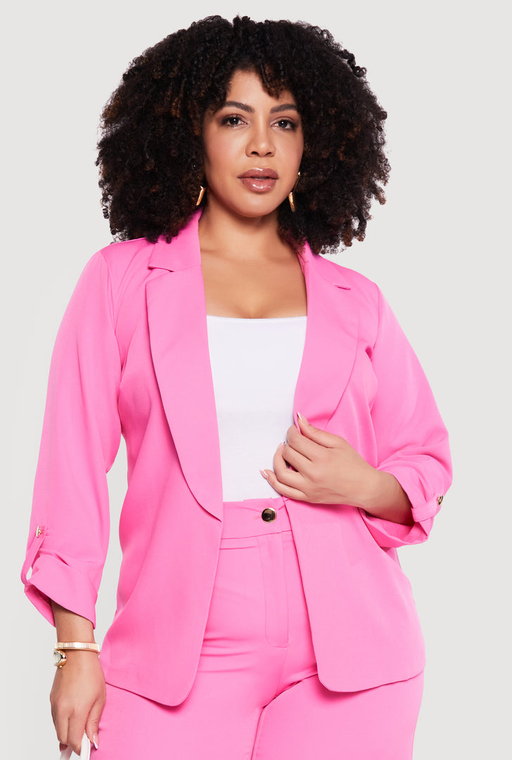 strapless open back dress Buy Linen Formal Pink Textured Blazer