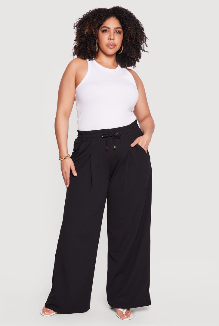 Plus Size Black Pants | Everyday Low Prices | Rainbow