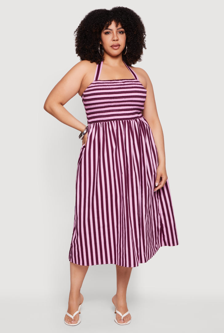ladies purple dress WEDTREND Women Purple Homecoming Dress Ruffled Floral Cold Shoulder Printed  Corset A Line Cocktail Dress main image 1