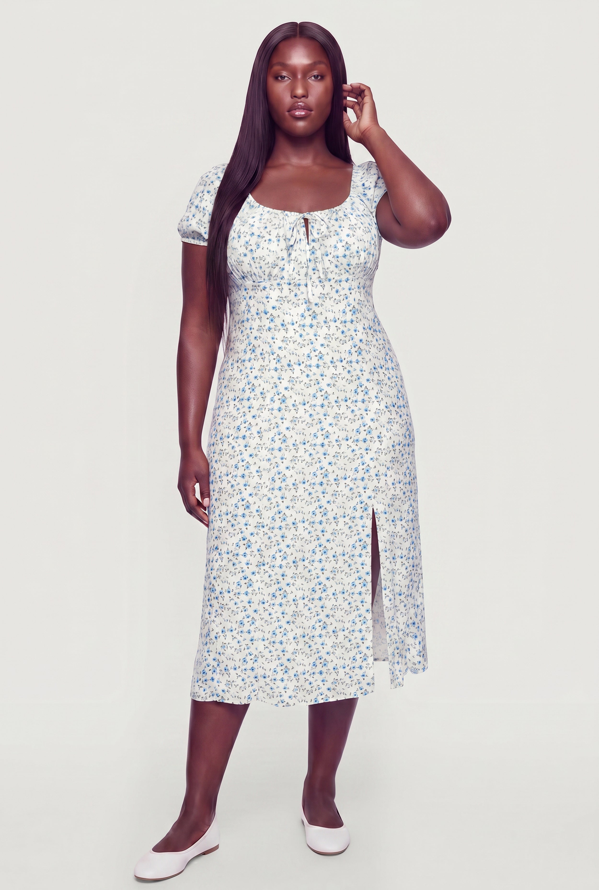 P.L.N×RADD LOUNGE STRING DRESS Drawstring Side Dress | Rainbow Shops