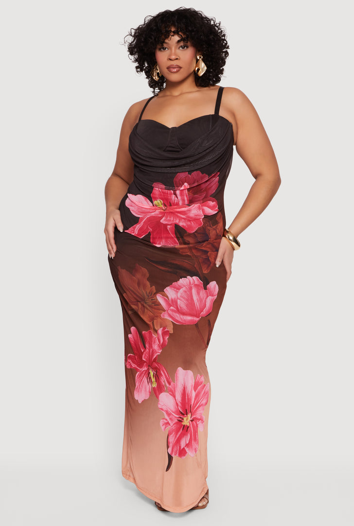 chinese dress ladies AFENDS Womens Evans - Check Maxi Dress