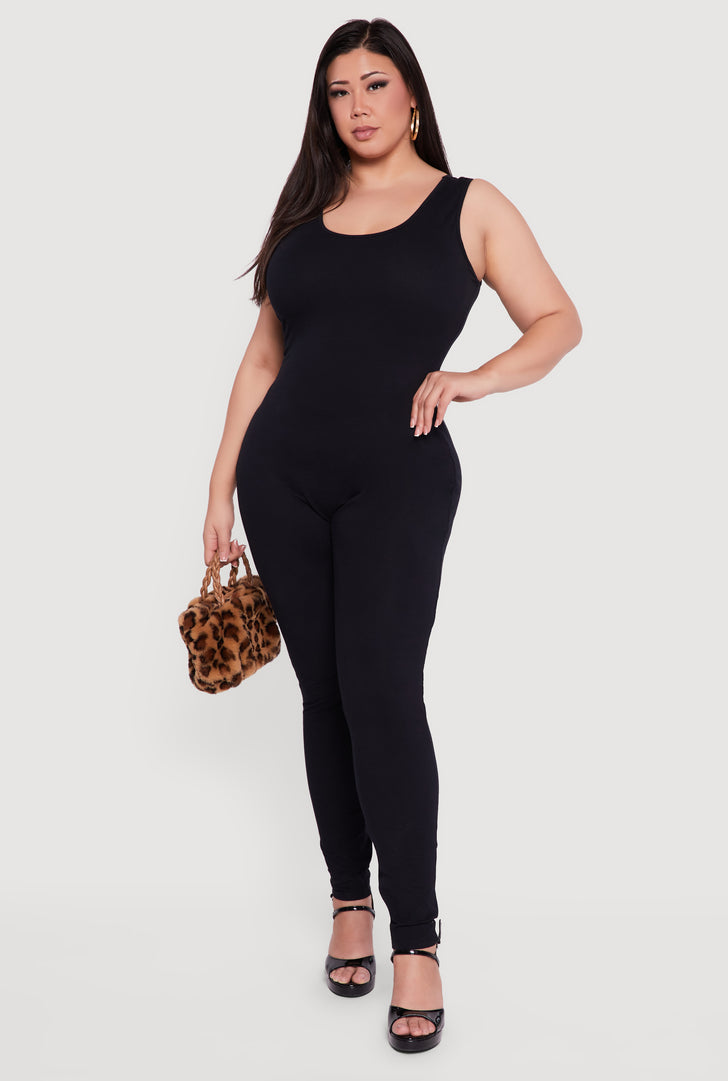 Plus Size Black Jumpsuits | Everyday Low Prices | Rainbow, image size:728x1081