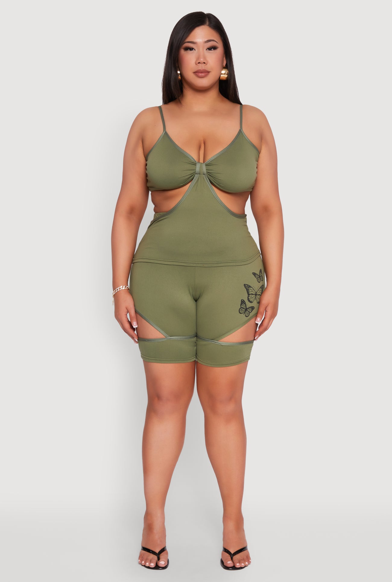 Plus Size Cut Out Cami