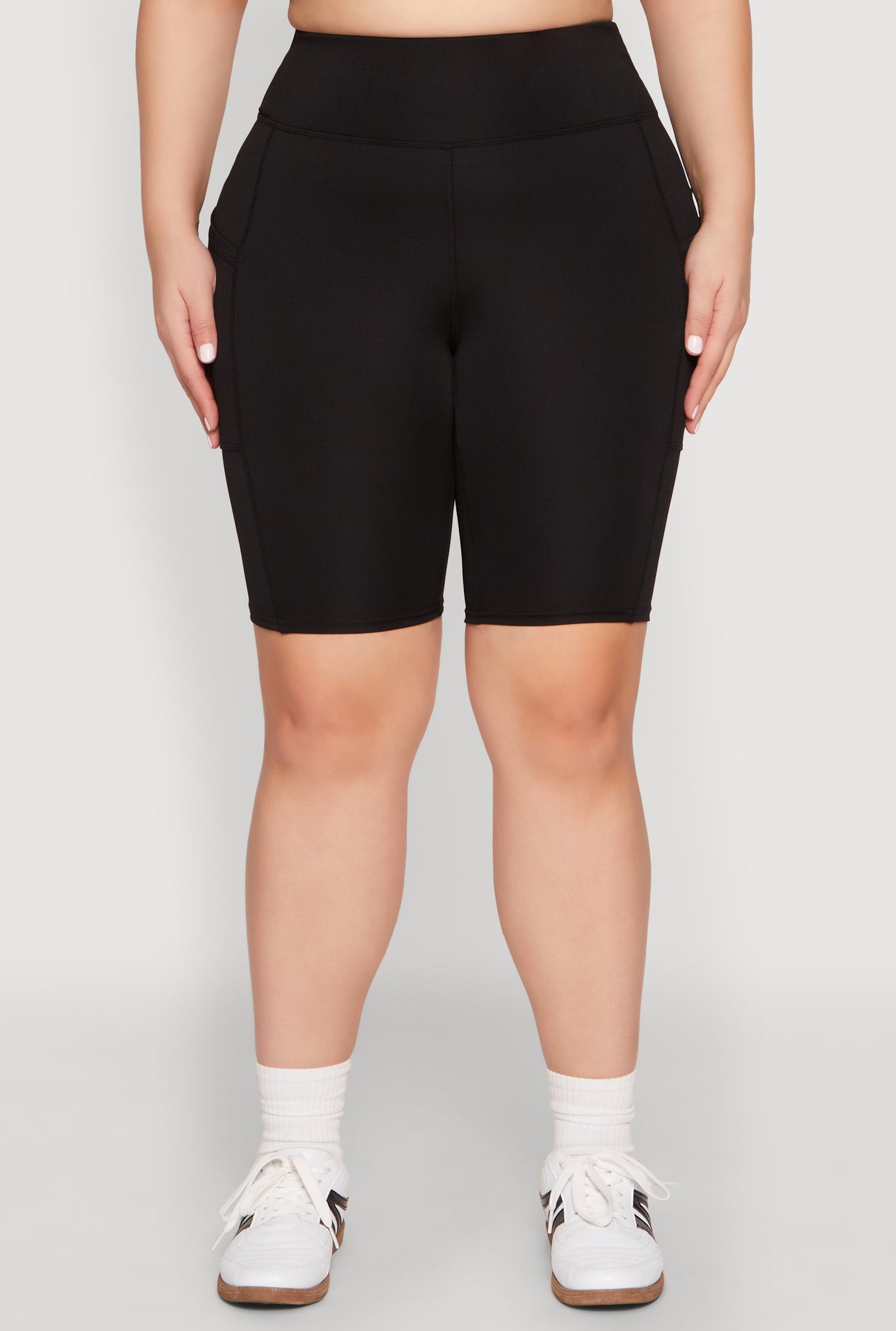 Plus Size Spandex Biker Shorts