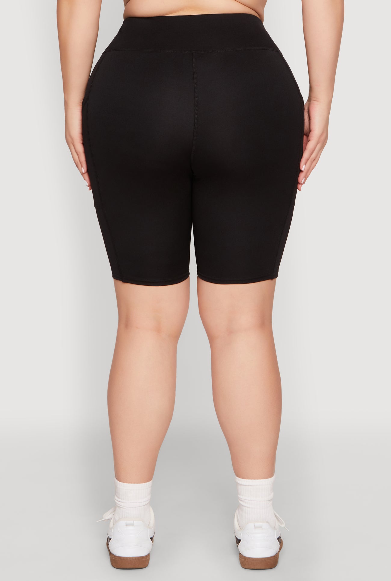 Plus Size Spandex Biker Shorts