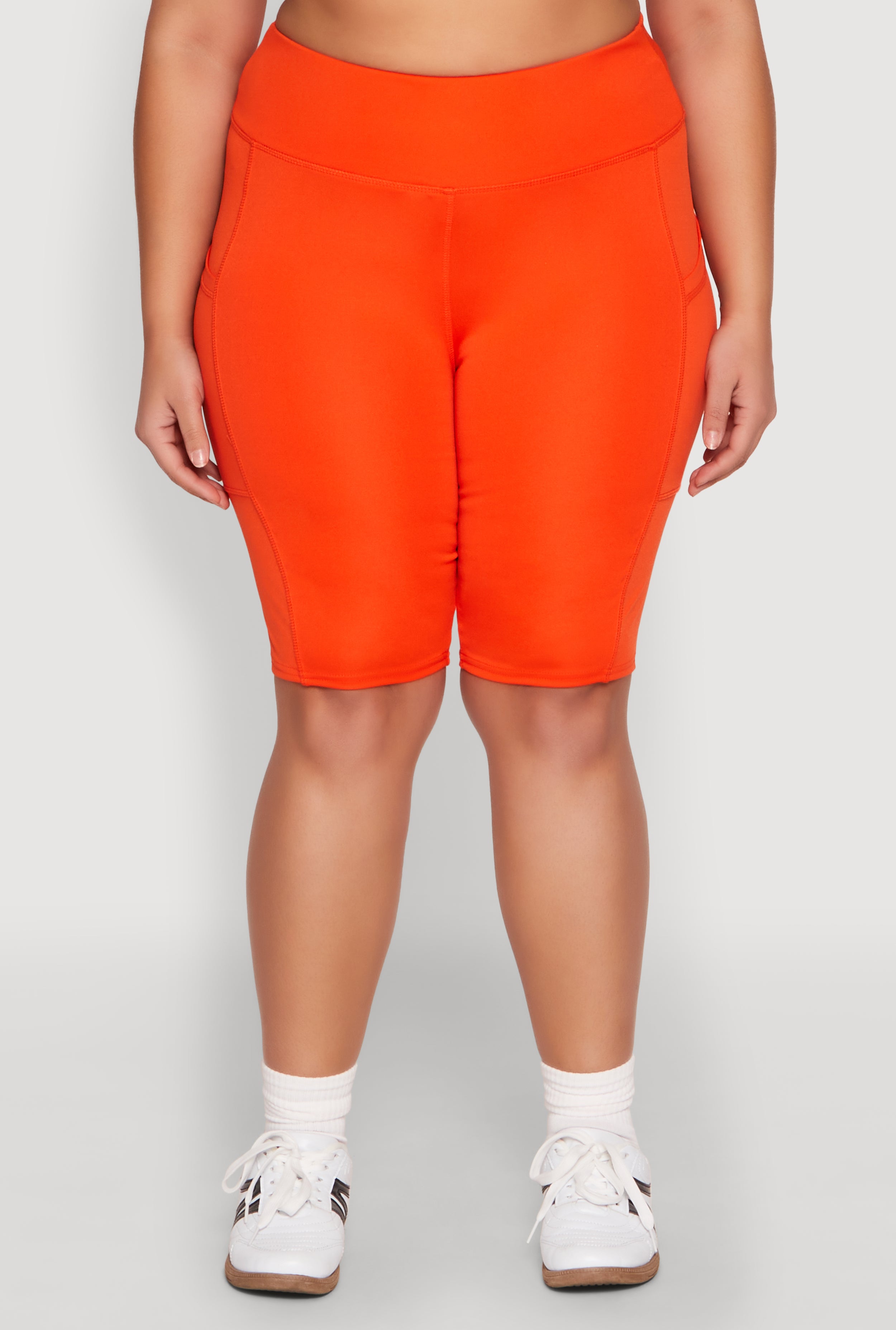 Plus Size Spandex Biker Shorts
