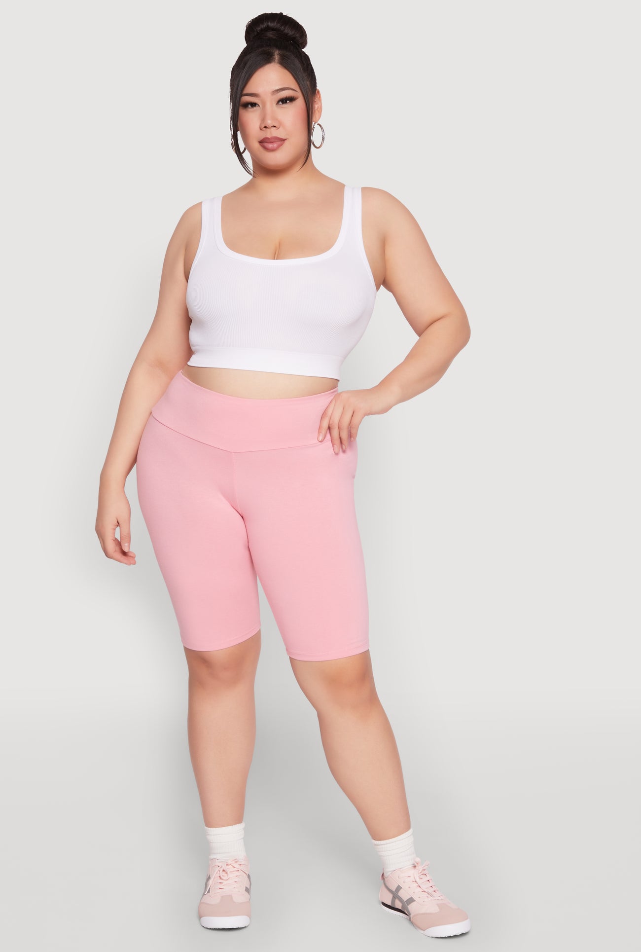 Plus Size High Waisted Bike Shorts Plus Size High Waisted Bike Shorts