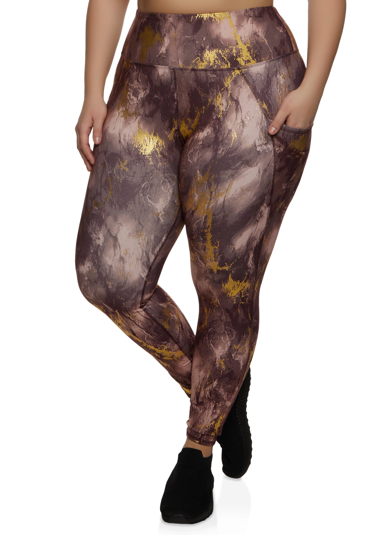 Plus Size Camouflage Leggings