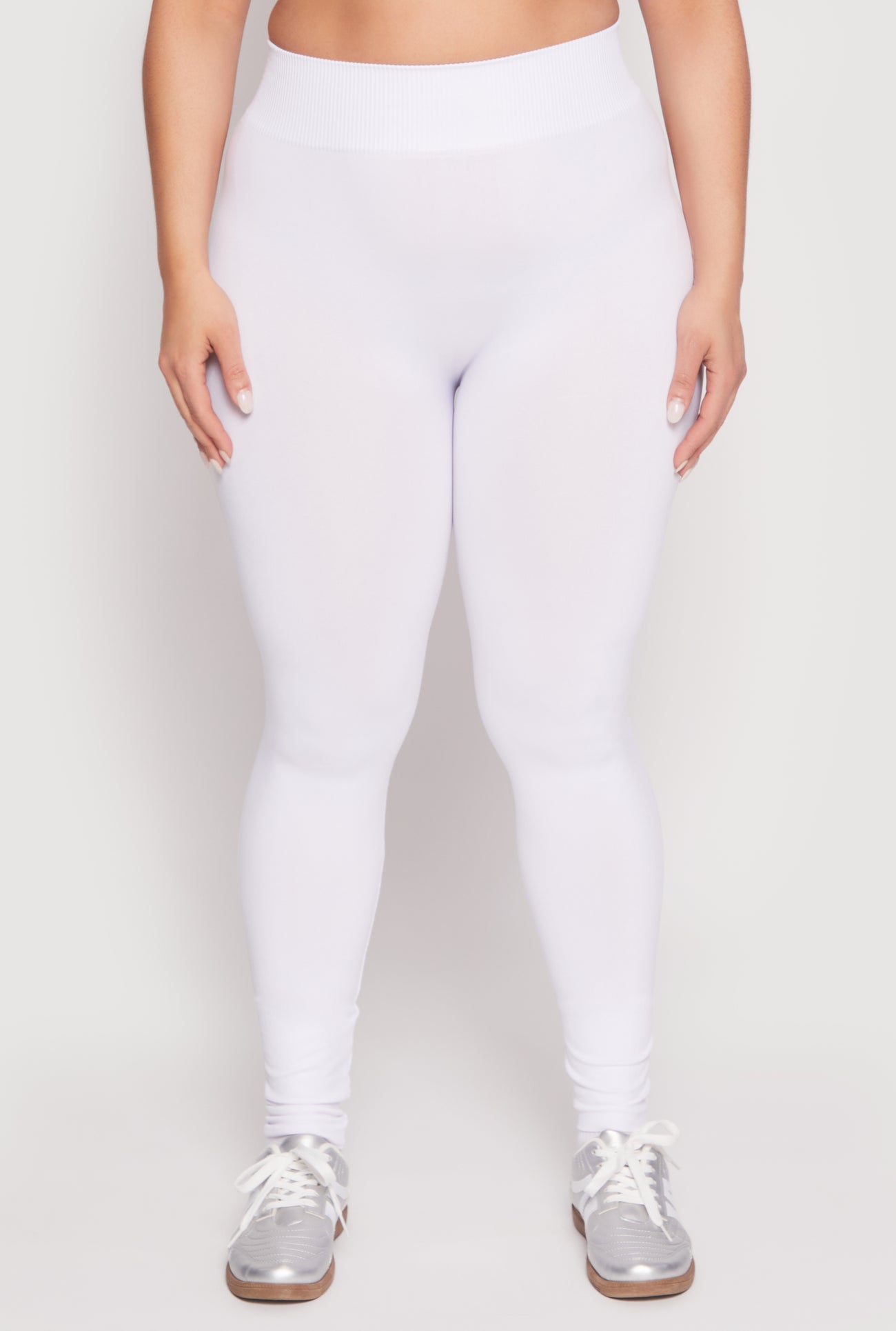 Plus Size Seamless High Waisted Leggings - Main Image