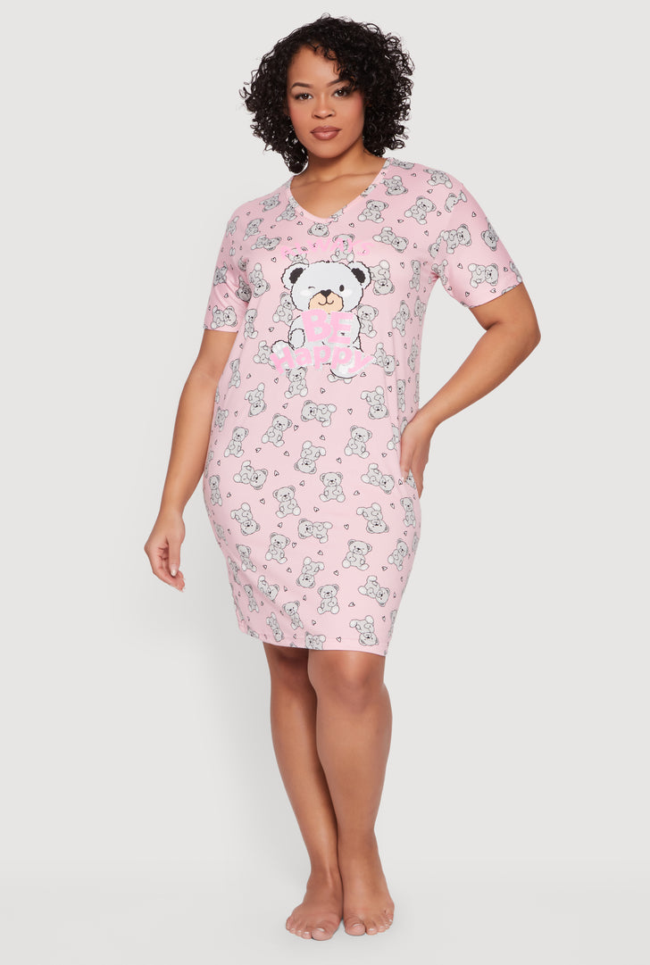 Plus Size Pajamas Chemises and Nightgowns | Everyday Low Prices | Rainbow