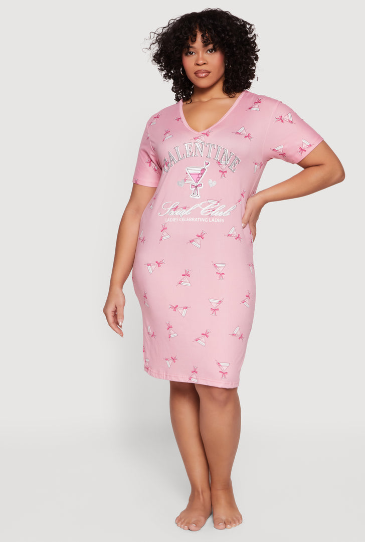 Plus Size Pajamas Chemises and Nightgowns | Everyday Low Prices | Rainbow