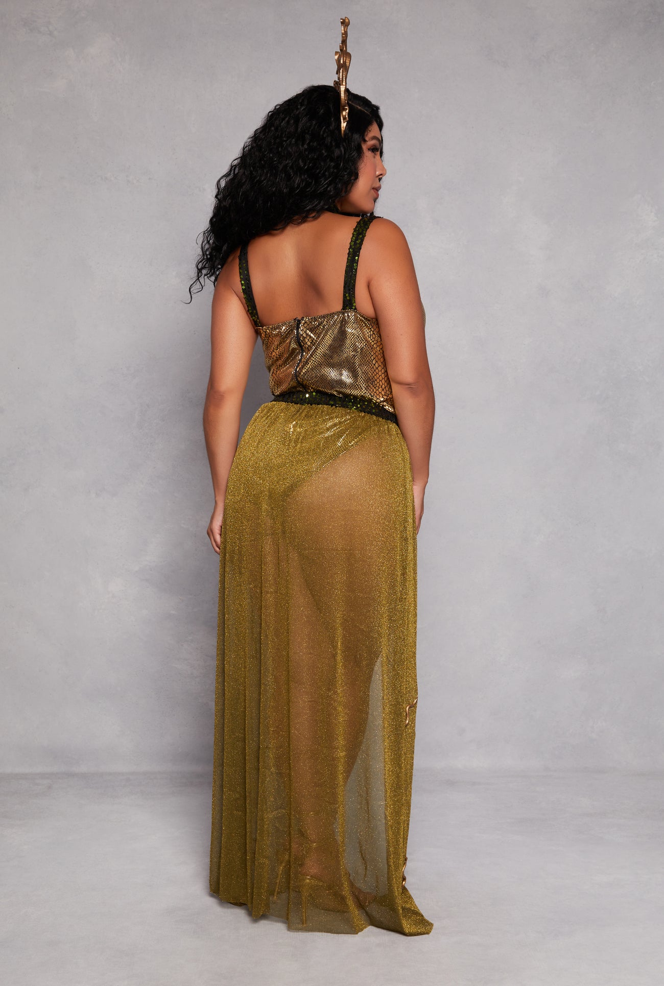 Plus Size Enchanting Serpent Queen Costume