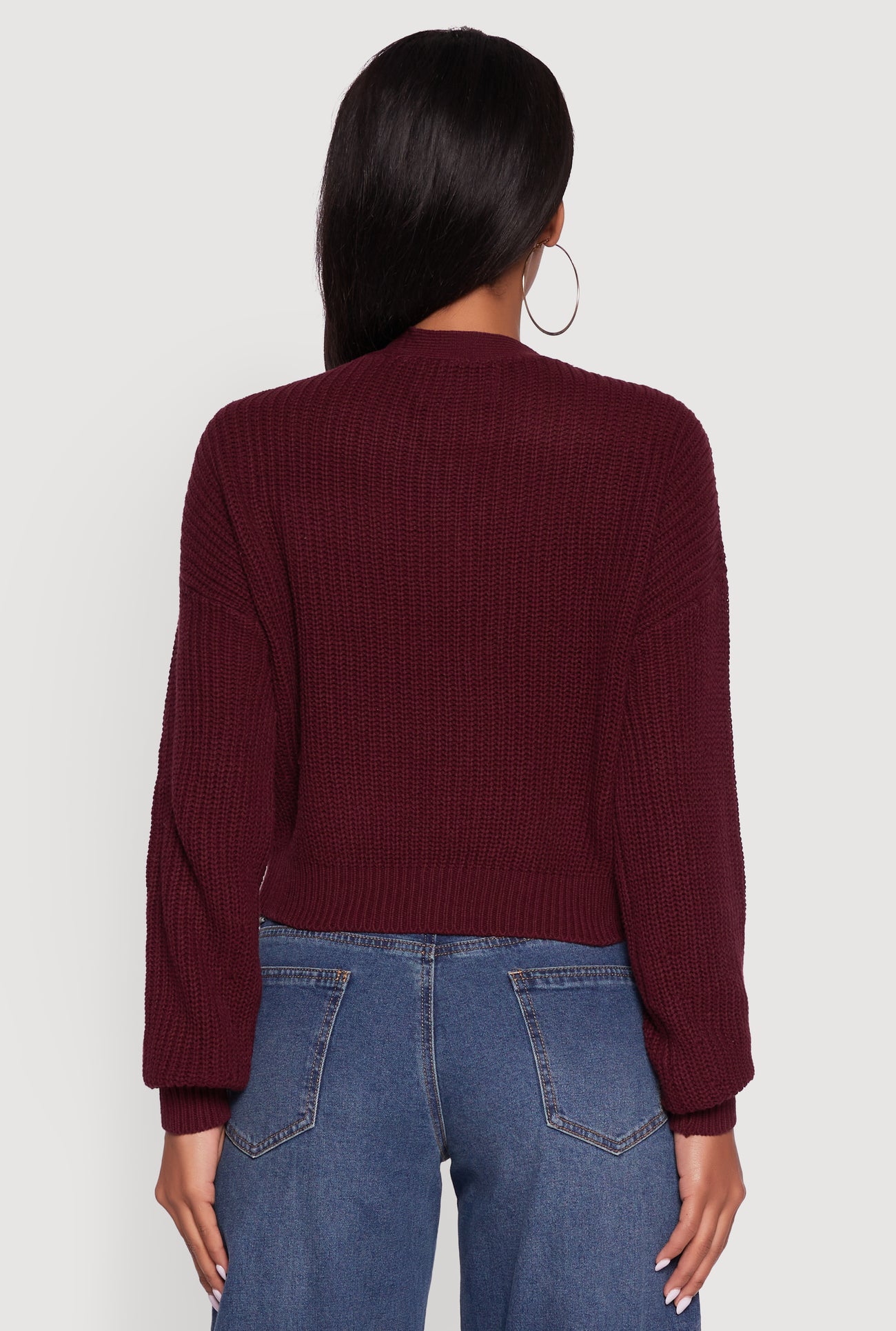 Classic Fit V-Neck Button Front Cardigan
