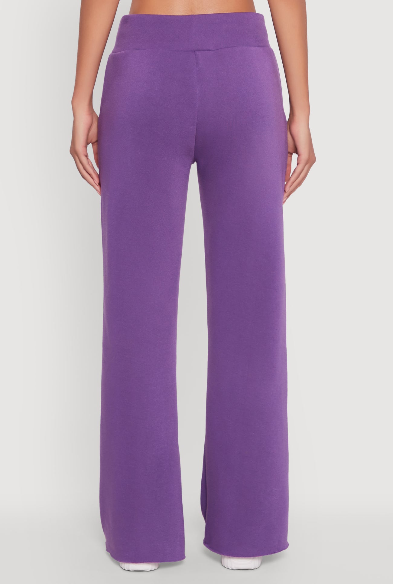 Toggle Drawstring Waist Flare Sweatpants