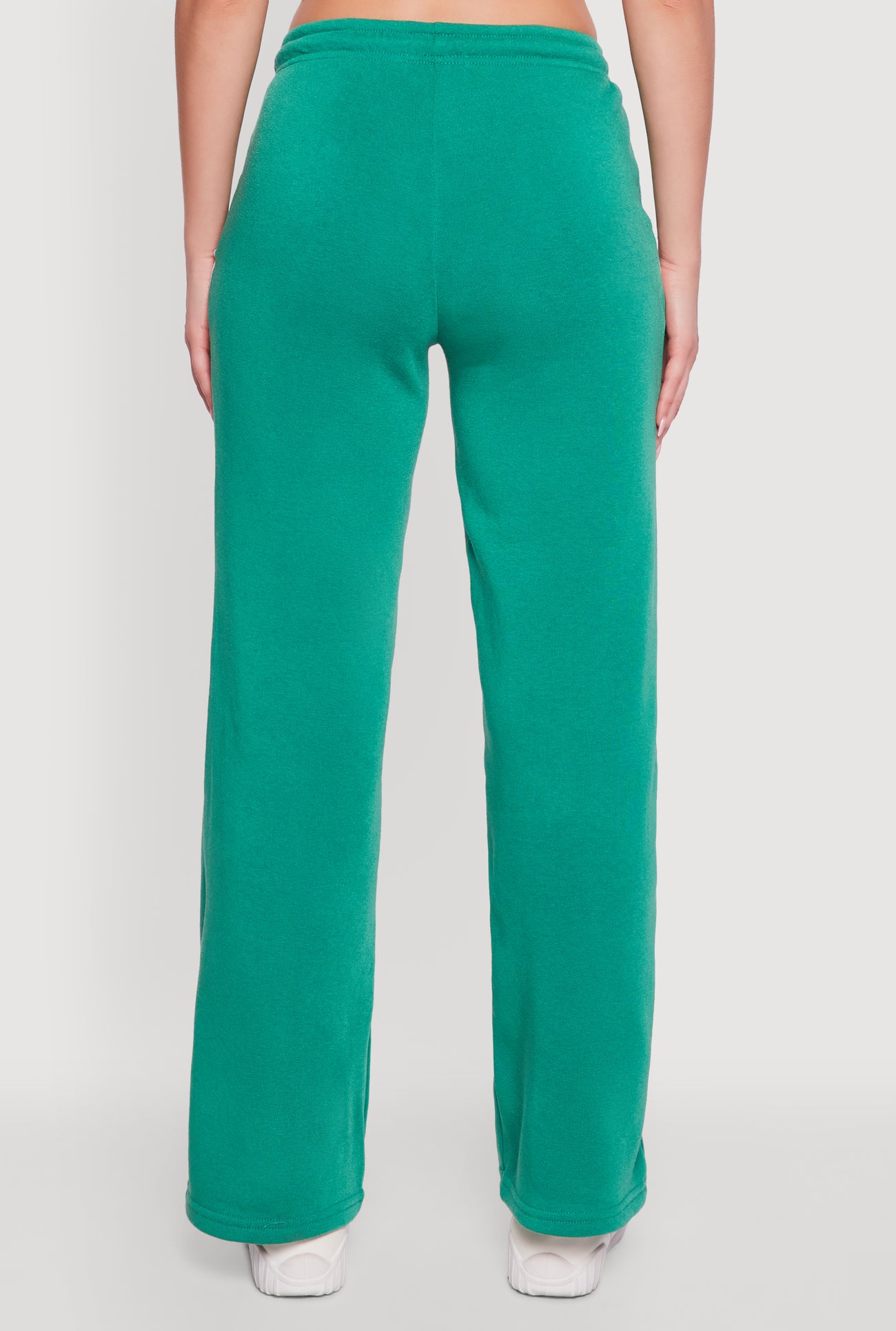 Striped Fleece Lined Wide Leg Sweatpants