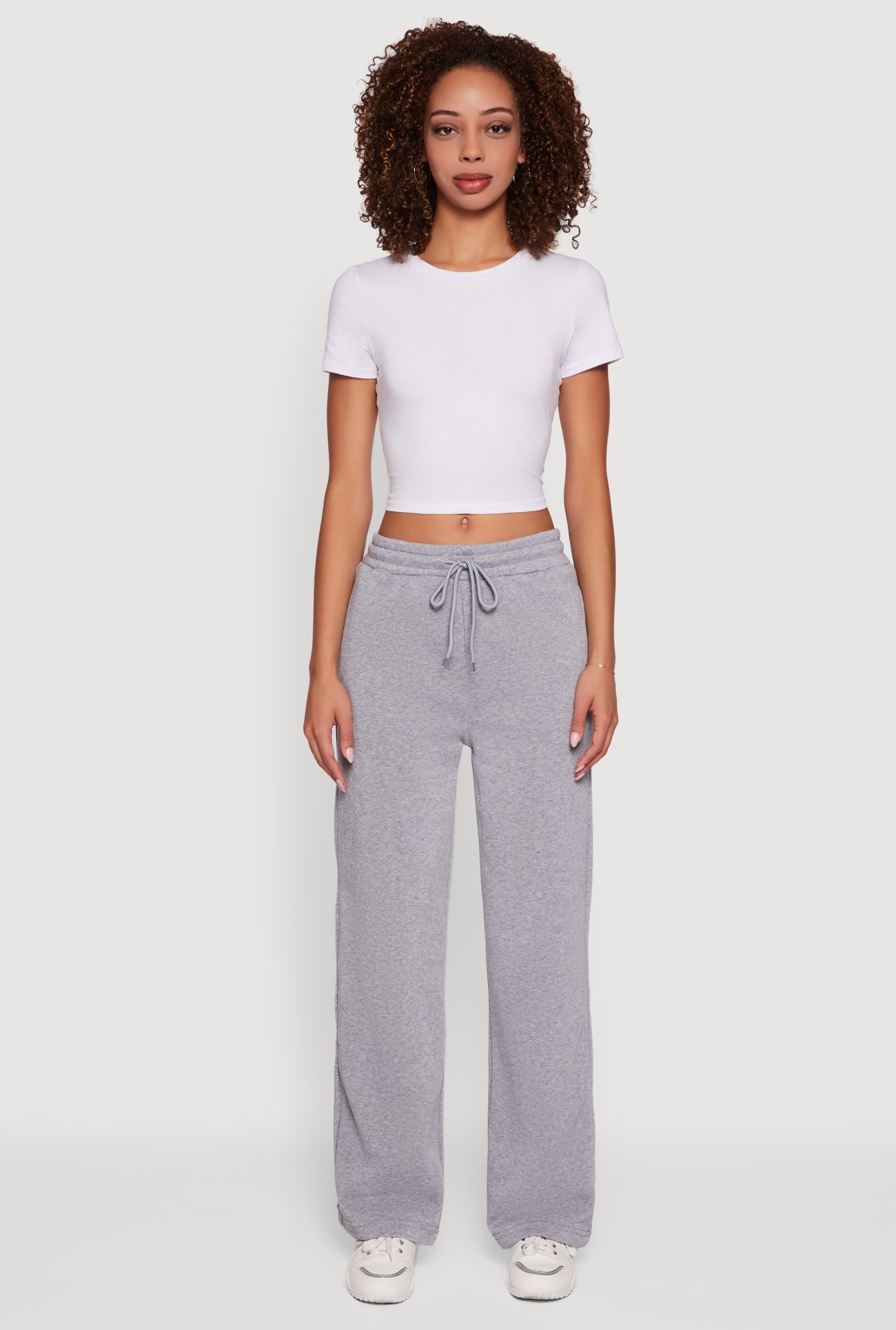 Fleece Lined Straight Leg Sweatpants