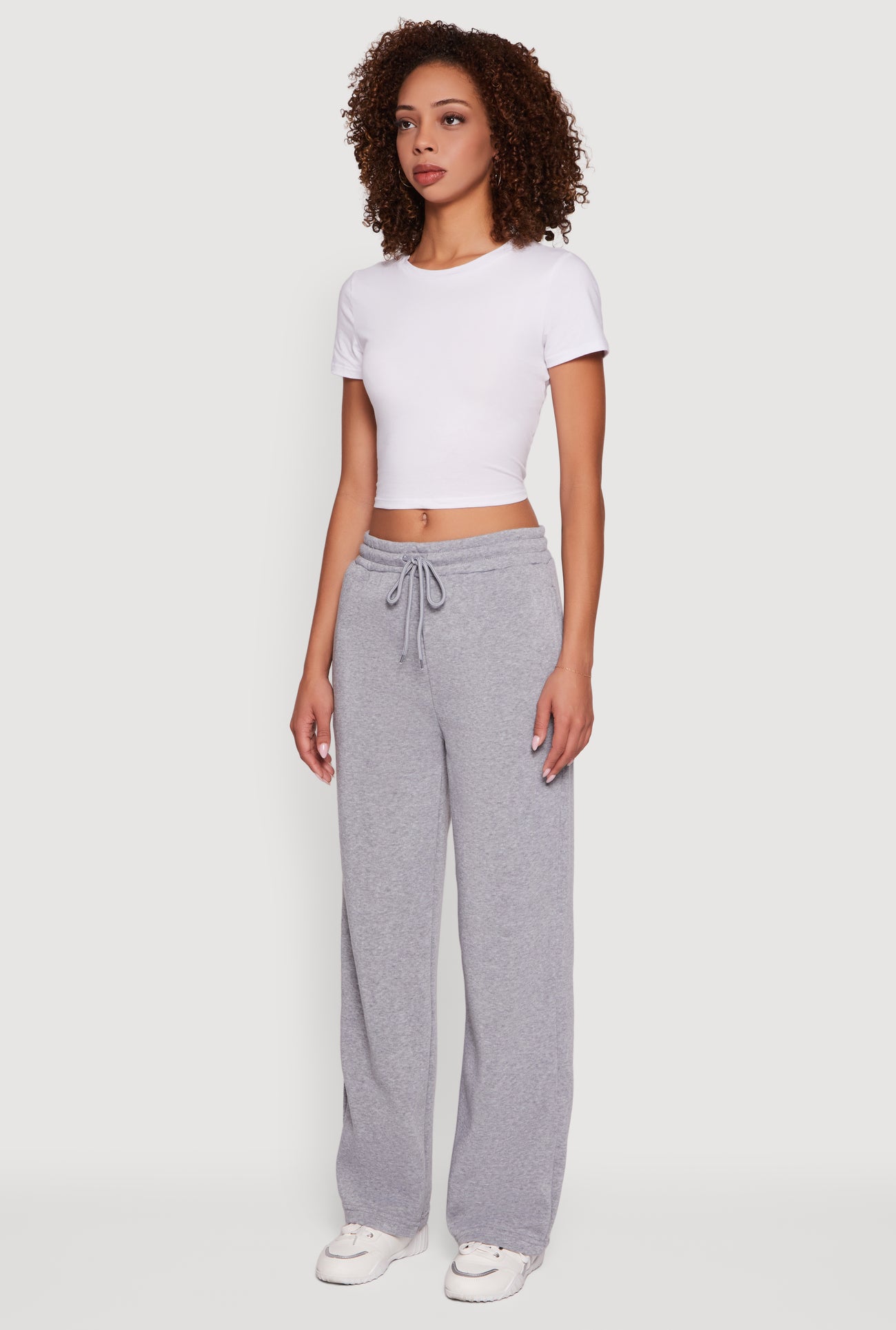 Fleece Lined Straight Leg Sweatpants