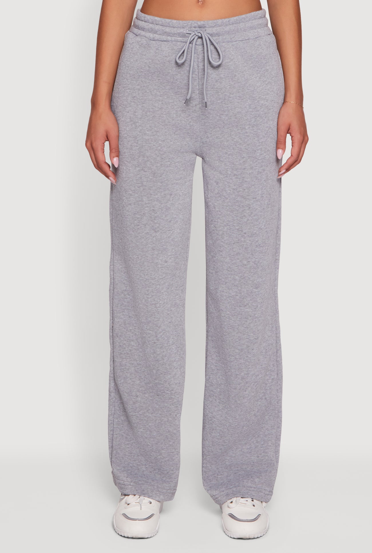 Fleece Lined Straight Leg Sweatpants