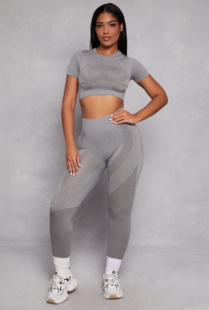 Seamless Two Tone Active Leggings