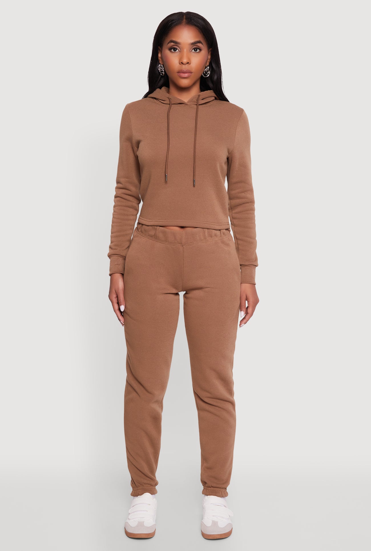 High Waisted Fleece Lined Sweatpants