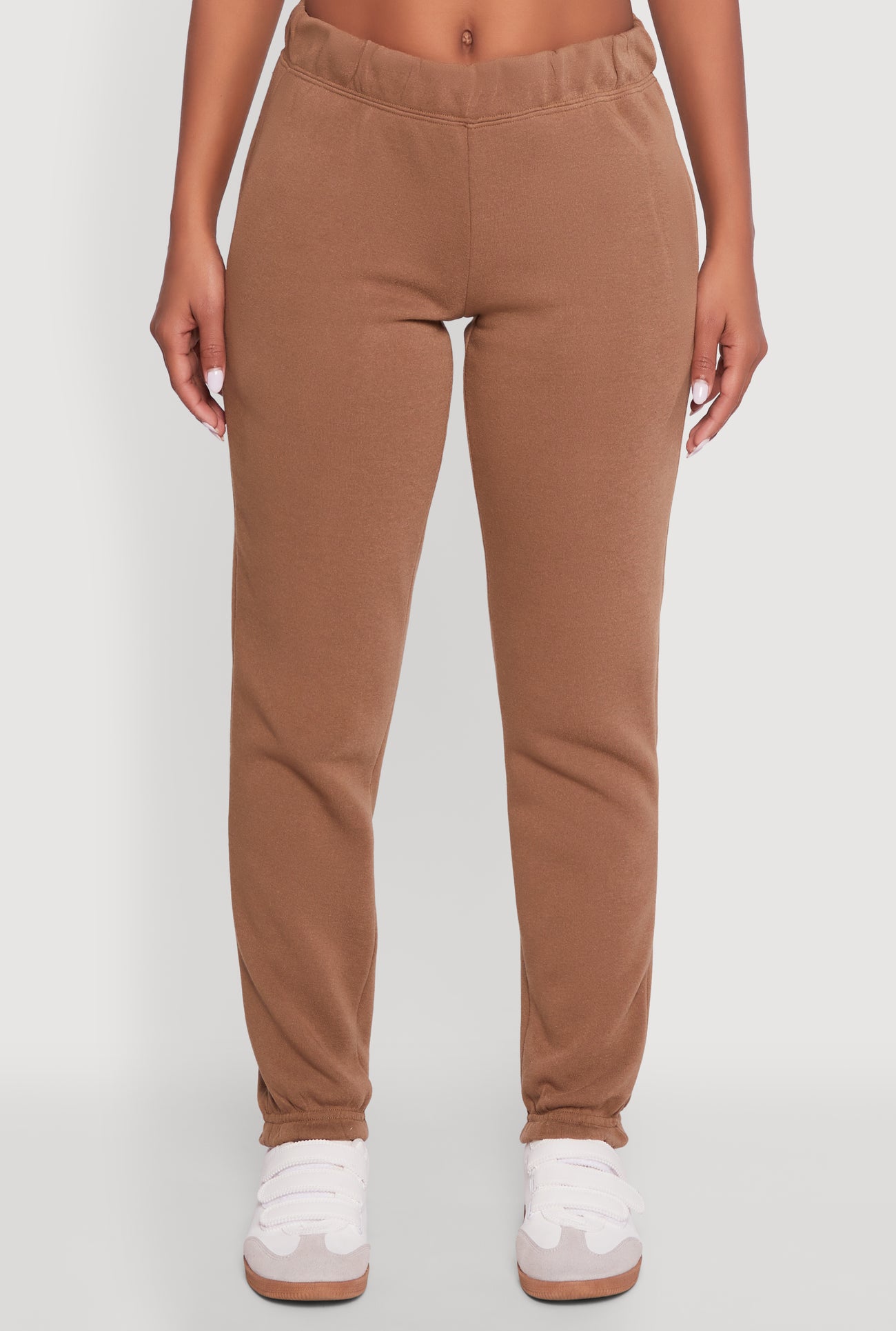 High Waisted Fleece Lined Sweatpants