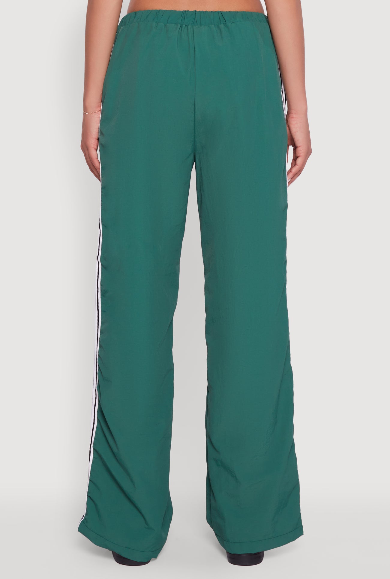 Side Striped Nylon Track Pants