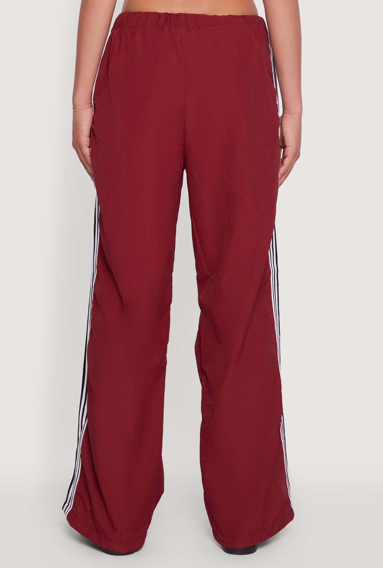 Side Striped Nylon Track Pants