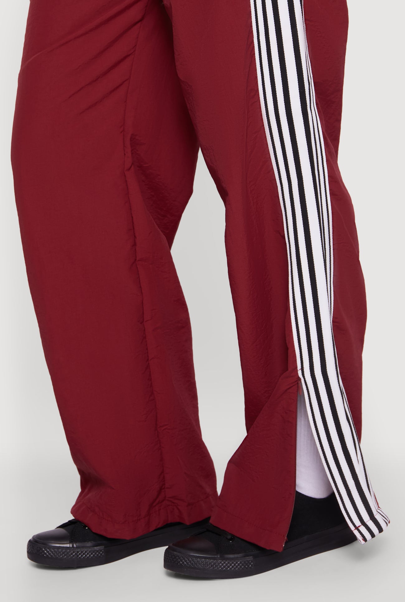 Side Striped Nylon Track Pants