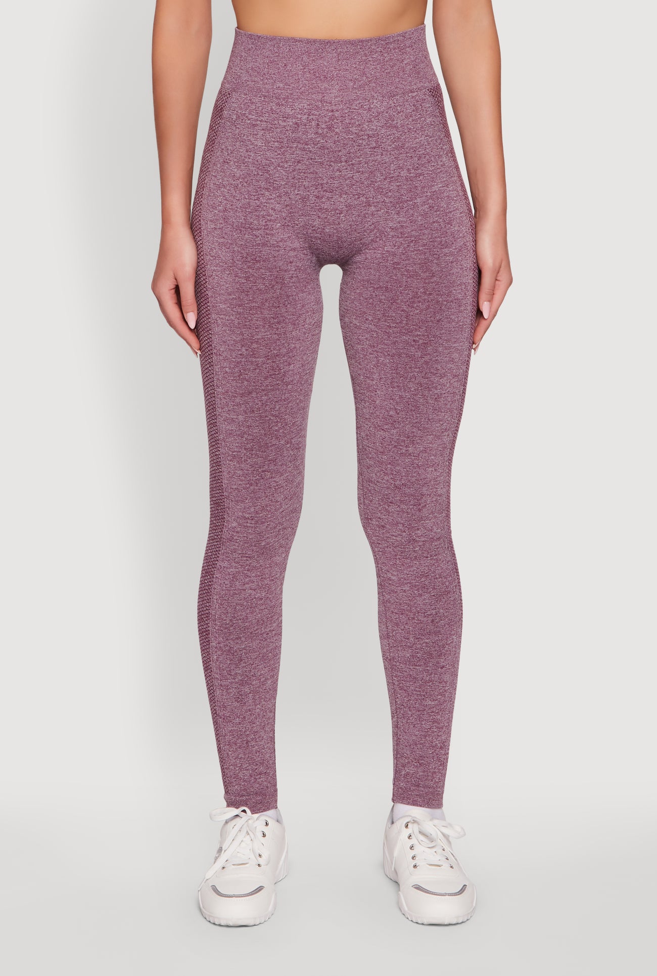 High Waisted Marled Seamless Leggings