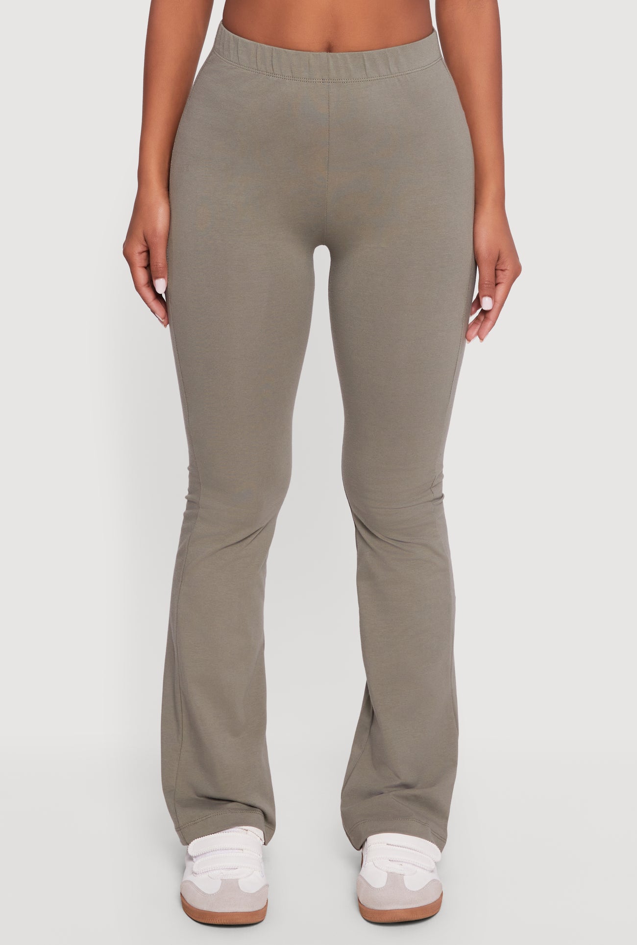 High Waisted Slim Bootcut Yoga Pants