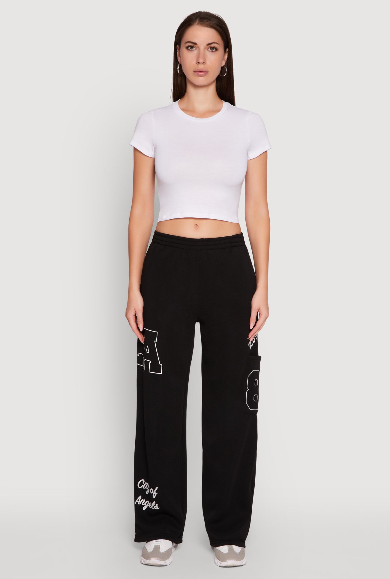 Los Angeles Graphic  Wide Leg Sweatpants