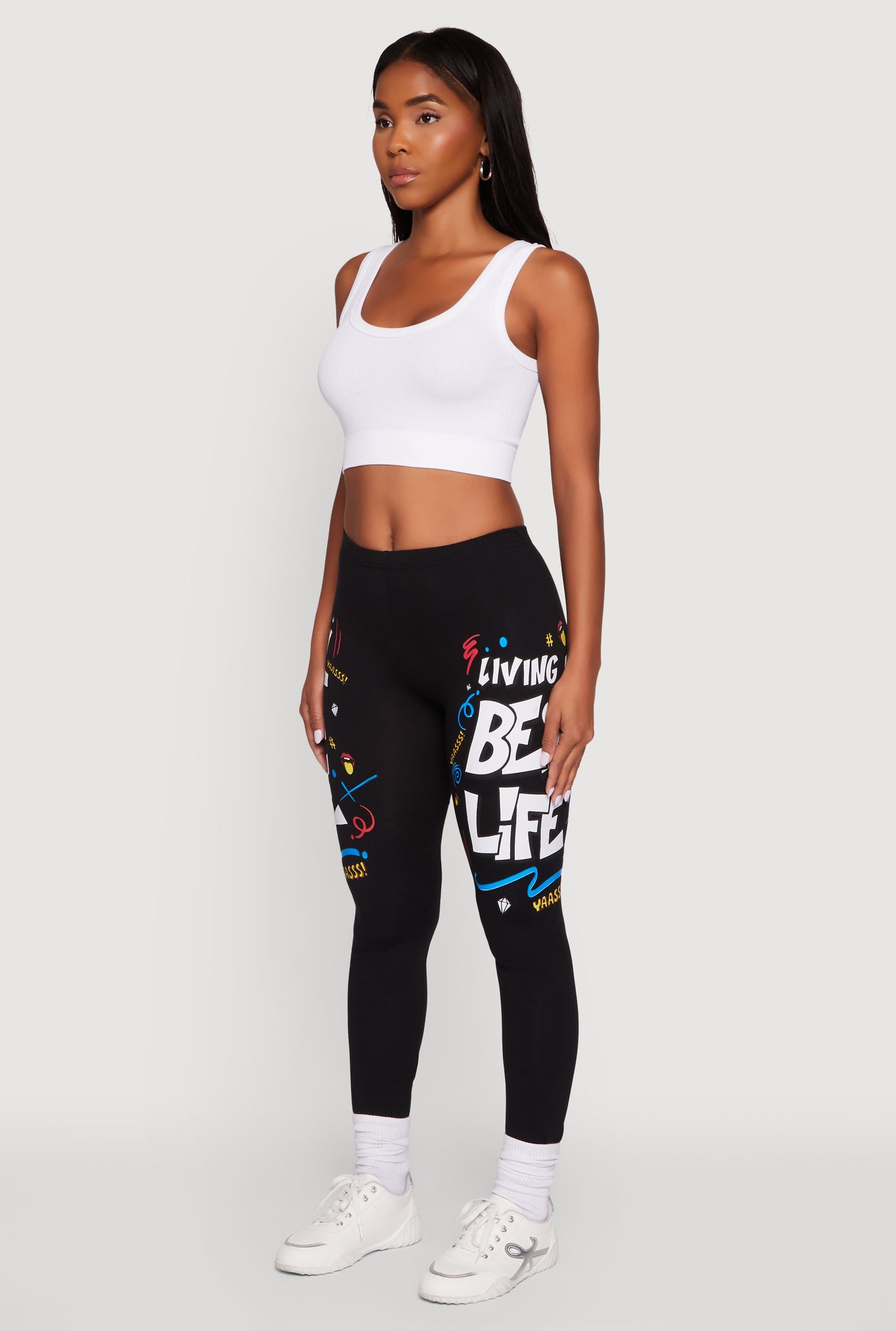 Living My Best Life Graphic Leggings