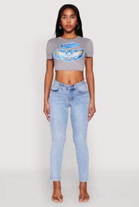WAX Slim Straight High Rise Jeans