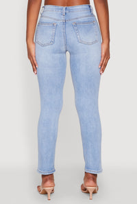 WAX Slim Straight High Rise Jeans