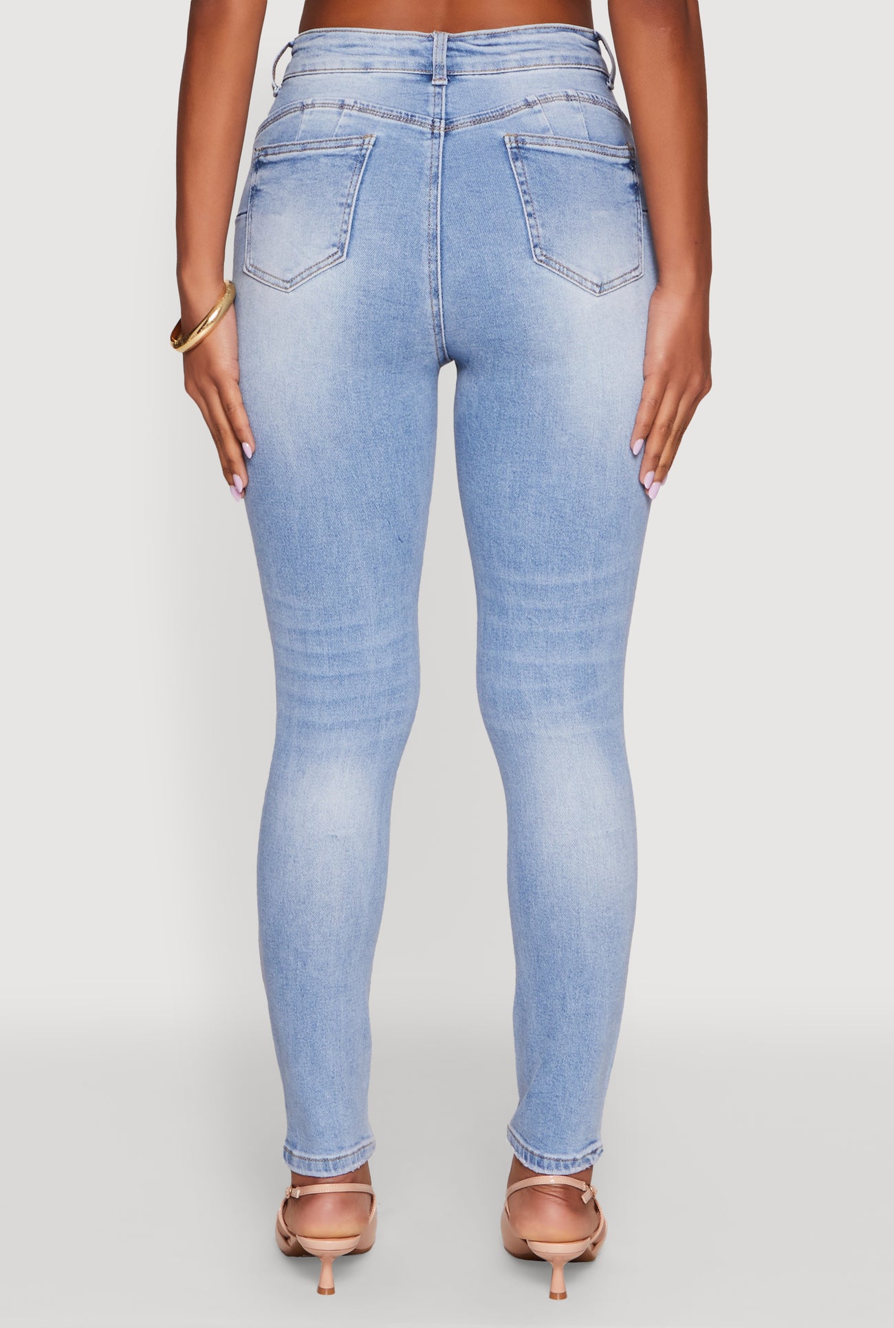 High Waist Booty Lift Skinny Jeans - Main Image