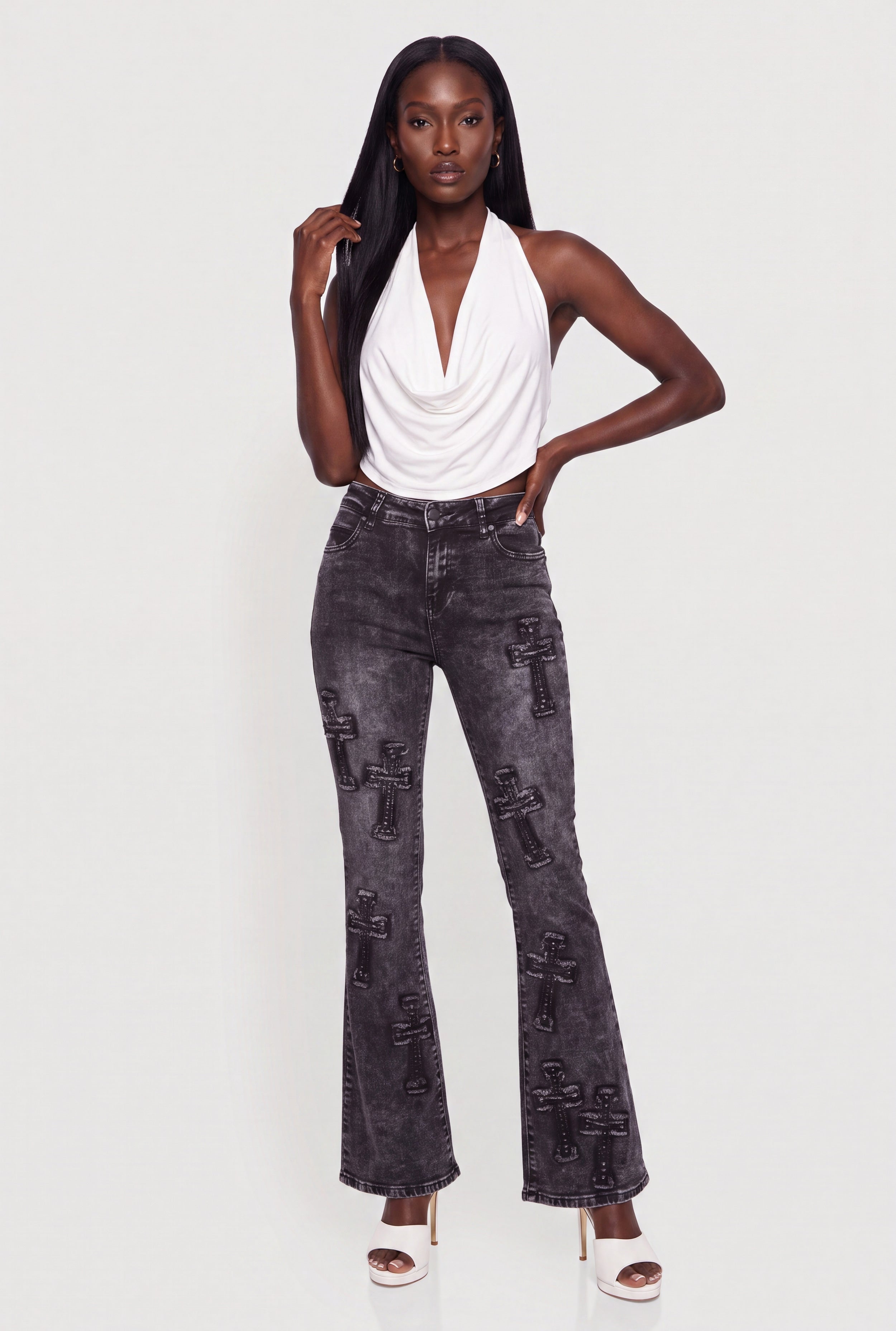 Retro Bell Bottom Jeans | Rainbow Shops