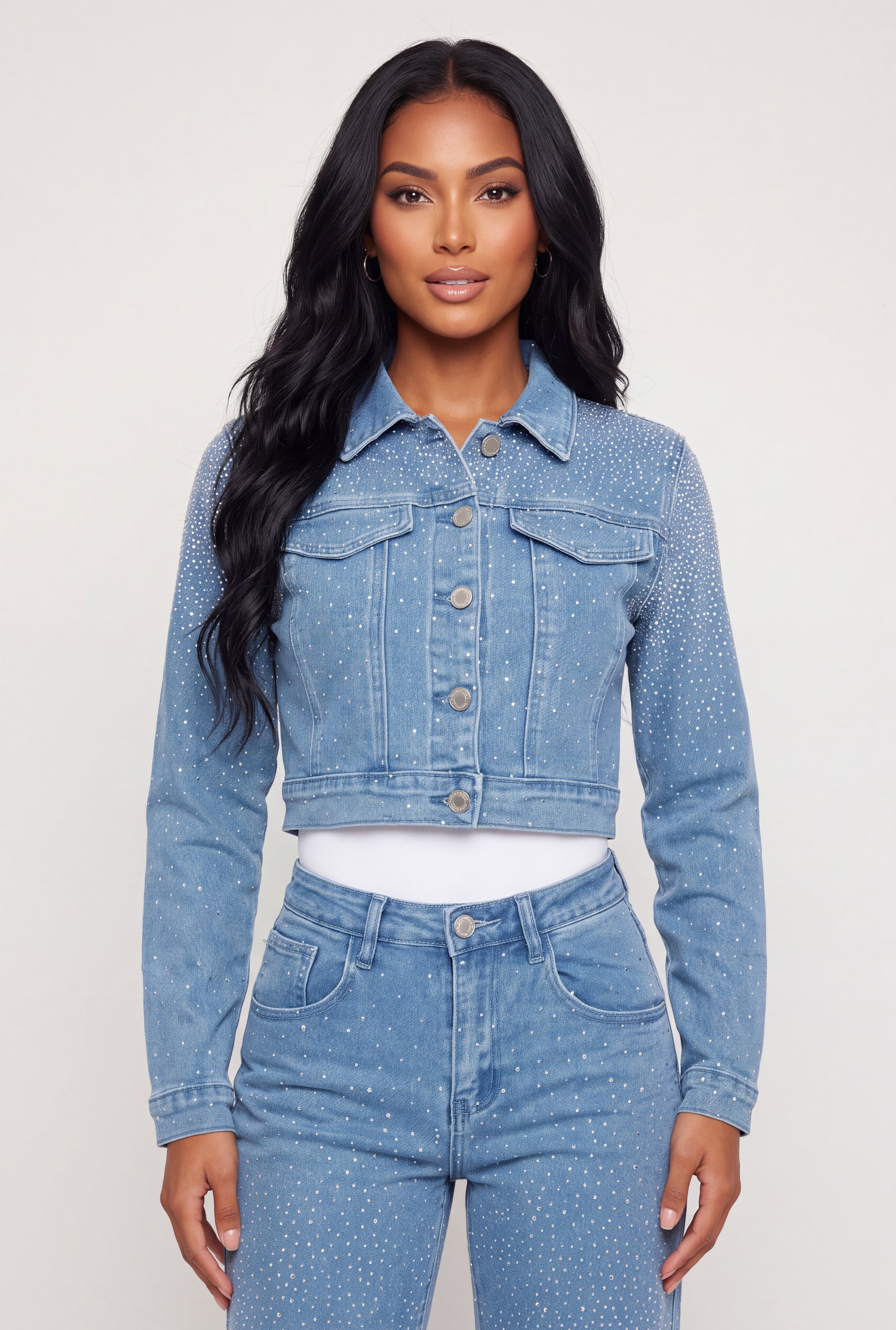 Bedazzled Denim Jackets | Rainbow Shops
