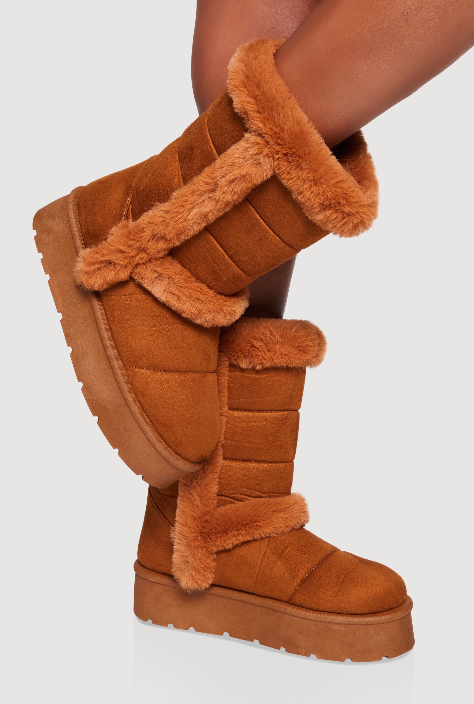 fur lined dress boots PATRIZIA MAHANDA BOOTS