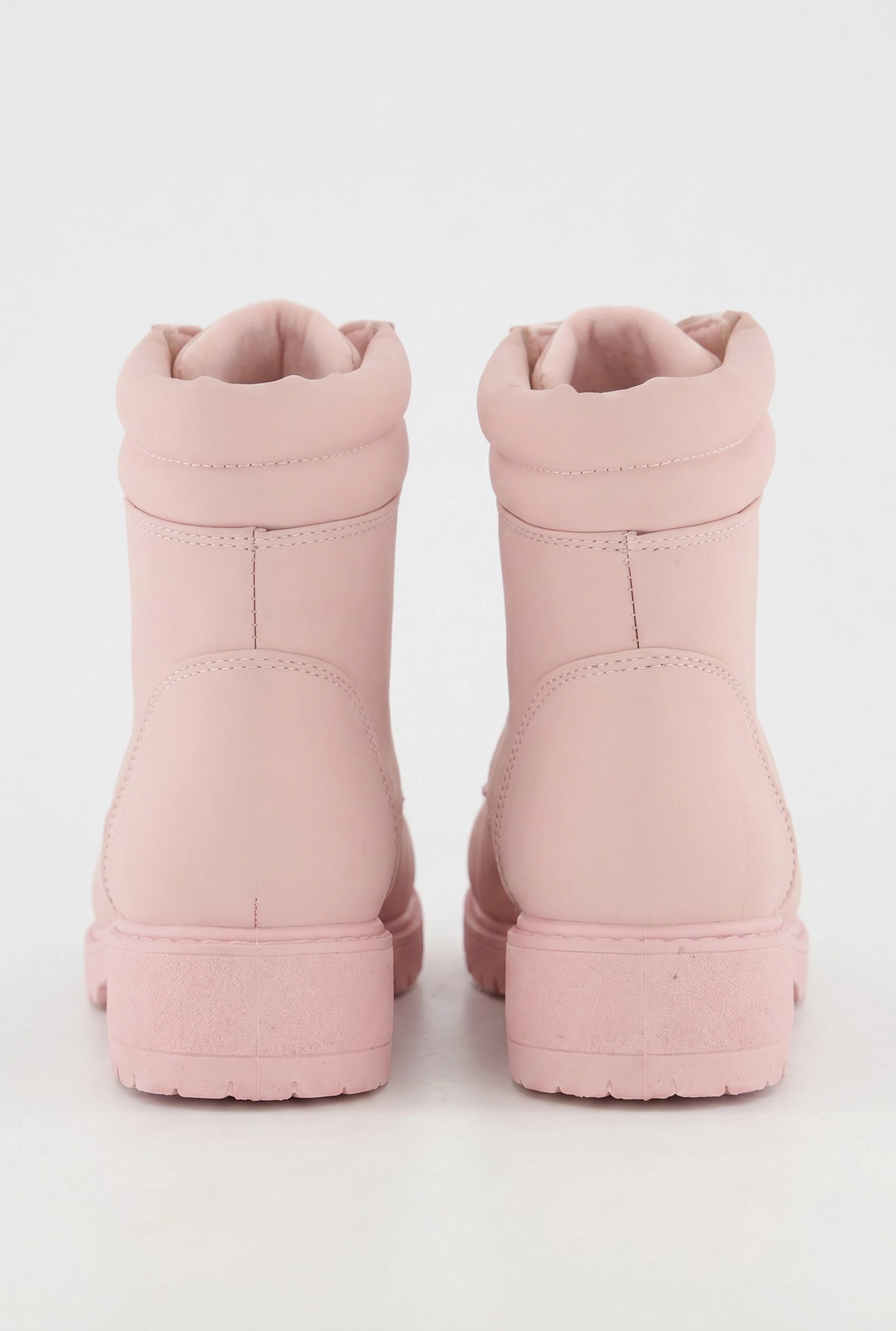 Lace Up Lug Sole Combat Boots